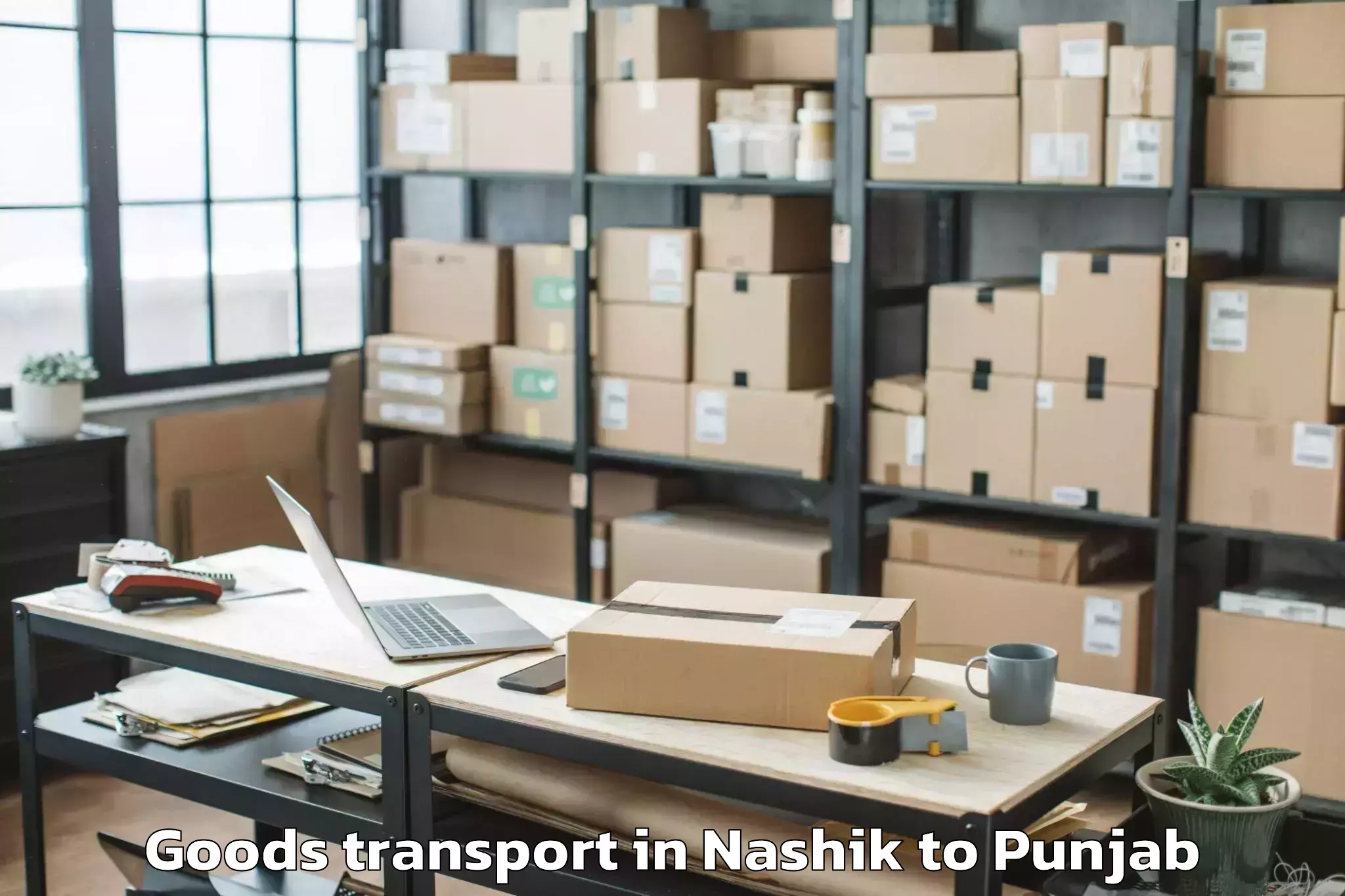 Book Nashik to Gurdaspur Goods Transport